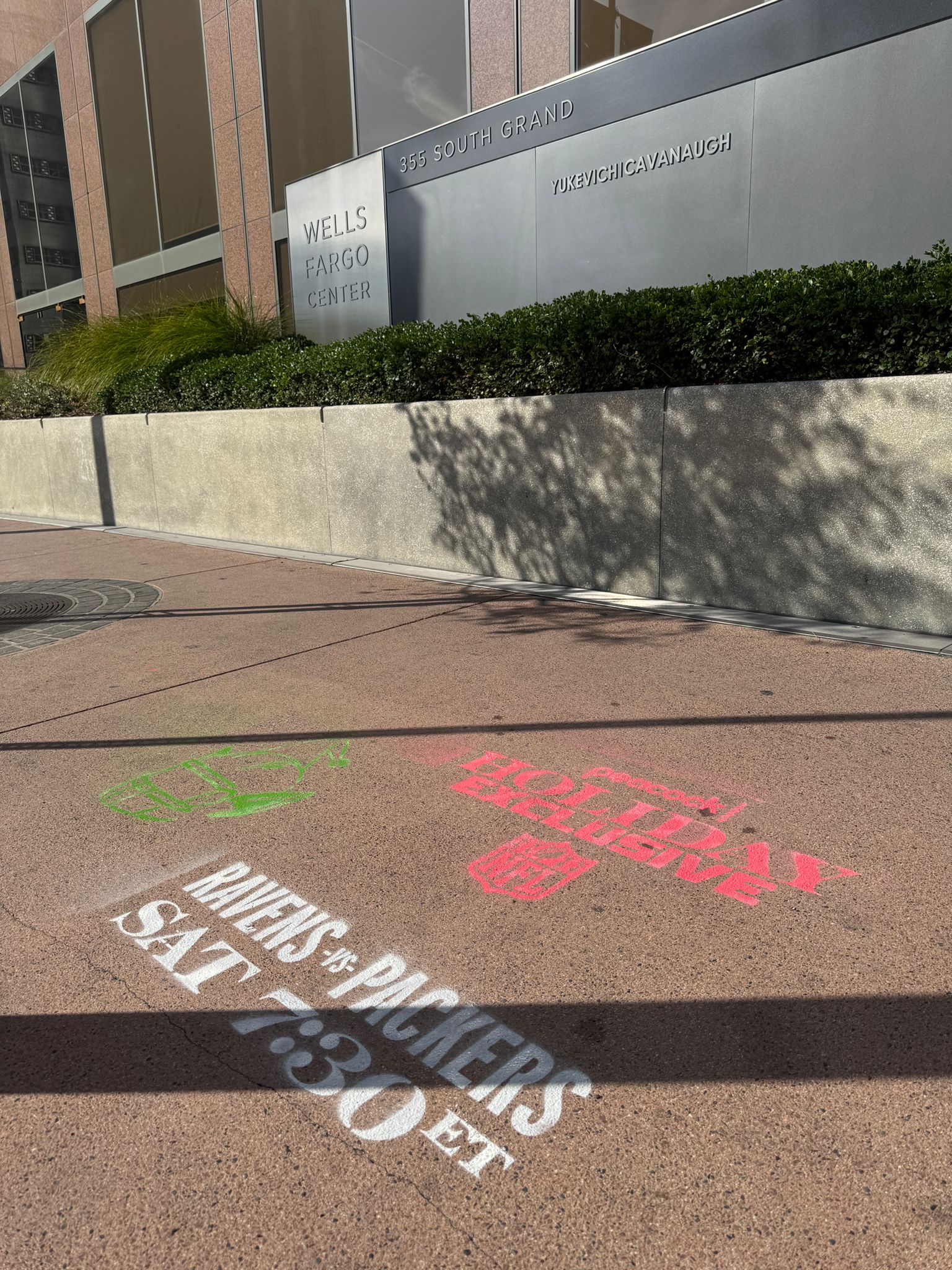 Stencil 2.5 Grand Ave Broad Museum Area